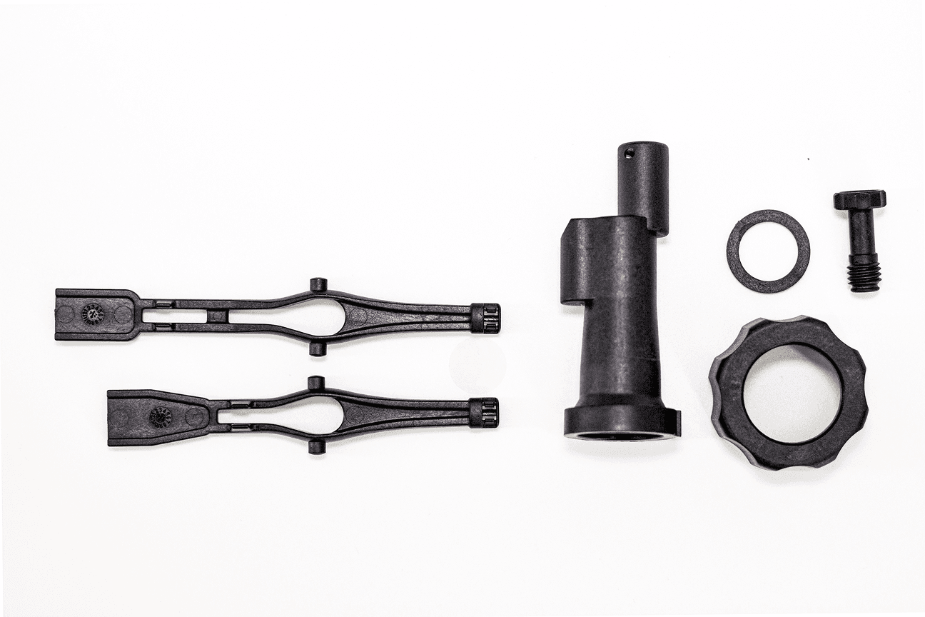 Injection molded industrial parts manufactured by Maxnext in Germany